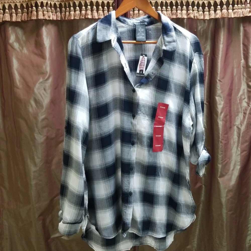Roll Tab Blouse